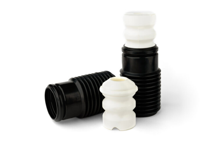 Części samochodowe wykonane metodą obróbki CNC tworzywa sztucznego.